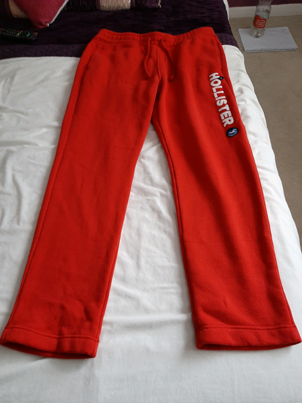 hollister tracksuit bottoms mens
